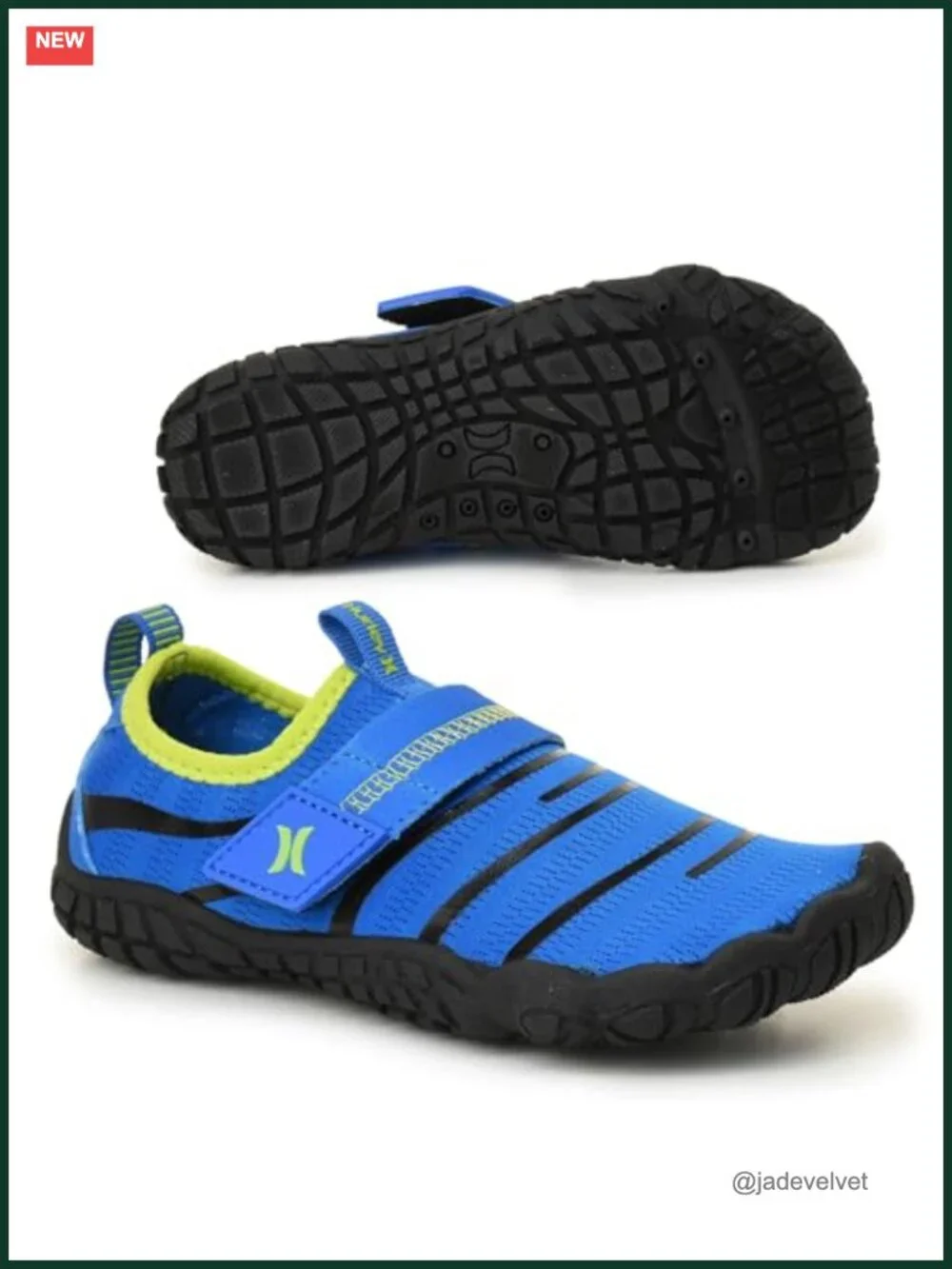 Quick-Dry Breathable Water Shoes with Adjustable Strap & Grip Sole for Beach
